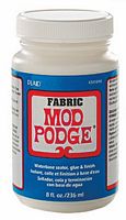 Adeziv decoupage textile 3-in-1 Mod Podge Fabric, 236ml