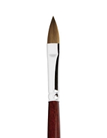 Pensula Pointed Filbert seria 102, Kolinsky sable, maner scurt, Borcianni Bonazzi - nr. 8