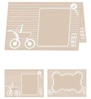 Placa embosare A4 bi-fold, Baby Blocks, Teresa Collins, Craftwell