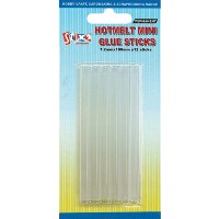 Batoane adeziv siliconic Hotmelt, 12buc, 7.2x100mm, Stix2