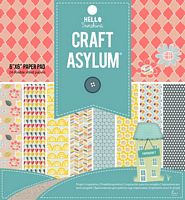 Set cartoane imprimate 6x6in, Hello Sunshine, 24 coli, Craft Asylum