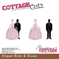 Matrita Scrapping Cottage Elegant Bride Groom, CottageCutz