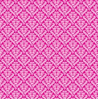 Hartie imprimata Hot Pink White Damask, 12x12in, 210g, Canvas Corp