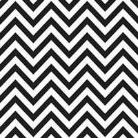 Hartie imprimata Black White Chevron, 12x12in, 210g, Canvas Corp