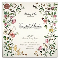 Set cartoane imprimate English Garden 12x12in, Craft Consortium