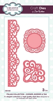 Matrita Italian Collection Corner Border and Tag, Creative Expressions