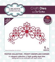 Matrite Festive Collection Frosty Snowflake Corner, Creative Expressions