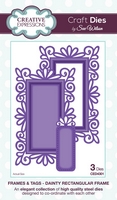 Matrite Frame Tag Collection Dainty Rectangular Frame, Creative Expressions