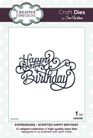 Matrita Expressions Scripted Happy Birthday, Creative Expressions