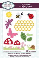 Matrite Stitched Collection Garden Critters Craft, Creative Expressions