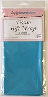 Hartie servetel Tissue Gift Wrap, turquoise, 5 buc, 51x66cm, Crafty Impressions