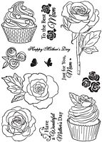 Stampile clear acrilice, Cupcake, A6, Crafty Impressions