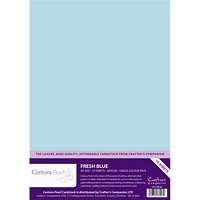 Carton perlat Centura Pearl, A4, 300g, 10coli, Crafters Companion - Fresh Blue