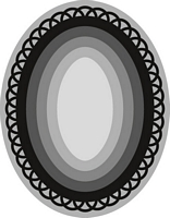 Matrita Craftables Basic Oval, 6buc, Marianne Design