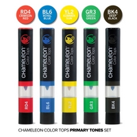 Marker Color Tops Primary Tones, set 5 buc, Chameleon