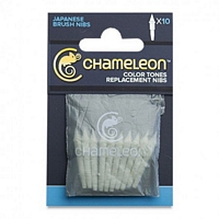 Varf marker Chameleon tip Japanese Brush, set 10 buc, Chameleon