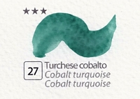 Culori acuarela extrafine cu miere salcam, half pan, Renesans - 27 Cobalt turquoise