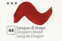 Culori acuarela extrafine cu miere salcam, half pan, Renesans - 44 Dragon's blood