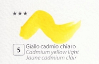 Culori acuarela extrafine cu miere salcam, half pan, Renesans - 05 Cadmium yellow pale