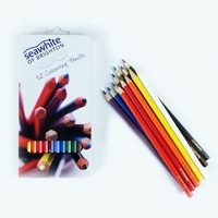 Creioane colorate pentru desen, asortate, 12 buc, Seawhite