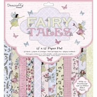 Set cartoane imprimate Fairy Tales, 12x12in, Dovecraft