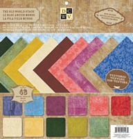 Set cartoane 12x12inch Old World #2, 220gmp, 48 coli, DCWV