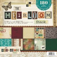 Set cartoane imprimate Heirloom, 12x12 inch, 180 coli, DCWV