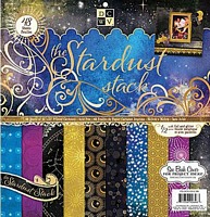 Set cartoane 12x12inch Stardust, 220gmp, 48 coli, DCWV