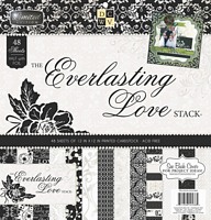 Set cartoane 12x12inch Everlasting Love, 220gmp, 48 coli, DCWV