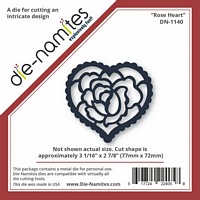 Matrita decupare filigran Die-Namites - Rose Heart