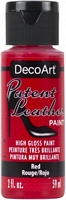 Vopsea pentru piele Patent Leather, Decoart - Red