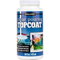 Clear Pouring TopCoat, 473ml, Decoart