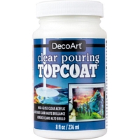 Clear Pouring TopCoat, 236ml, Decoart