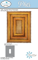 Matrite Postage Stamp Rectangles, Elizabeth Craft Designs