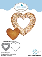 Matrite Leafy Lace Heart, Elizabeth Craft Designs