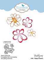 Matrite Happy Flowers, Elizabeth Craft Designs