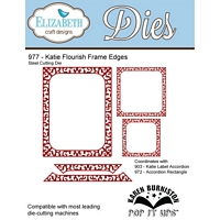 Matrite Katie Flourish Frame Edges, Elizabeth Craft Designs