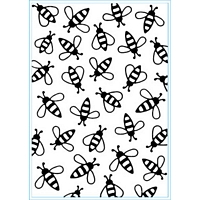 Placa embosare Bees, 4x6in, Elizabeth Craft Designs