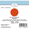 images/ECDPSF114-Carton-color-12x12inch-270g-set-10-coli-Soft-Finish-Cardstock-Brick-Red-Elizabeth-Craft-Designs-M.jpg