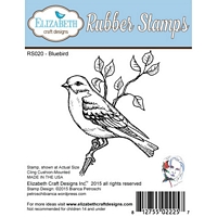 Stampile cauciuc Bluebird, montate, Elizabeth Craft Designs