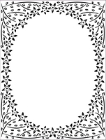 Placa embosare Jasmine Frame 5x7in, Creative Expressions
