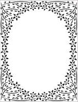 Placa embosare Jasmine Frame 5x7in, Creative Expressions