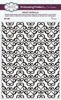 Placa embosare Heart Scrolls 5x7in, Creative Expressions