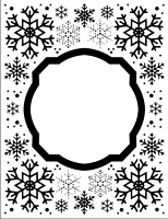 Placa embosare Eve Snowflakes 5x7in, Creative Expressions