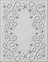 Placa embosare 3D Twinkle Swirls 5x7in, Creative Expressions