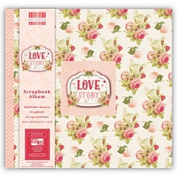 Album scrapbooking 12x12in, Love Story, Trimcraft