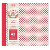 Album scrapbooking 8x8in, Love Story, Trimcraft