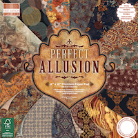 Set cartoane imprimate Perfect Allusion, 12x12in, 48 coli, Trimcraft