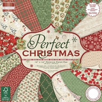 Set cartoane imprimate Perfect Christmas, 12x12in, Trimcraft