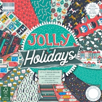 Set cartoane imprimate Jolly Holidays, 12x12in, Trimcraft